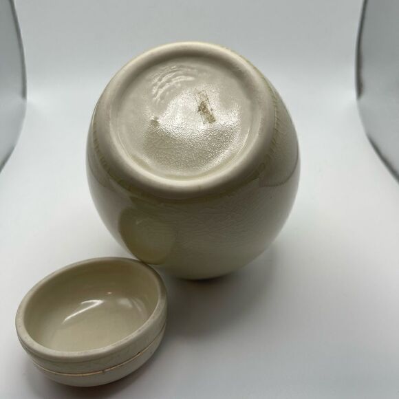 Vintage pheasant floral hand painted ginger jar - Picture 4 of 4